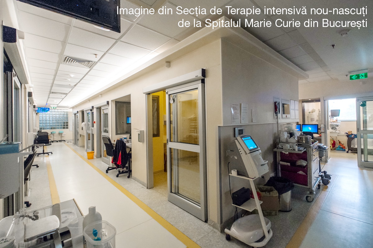Sectia de Terapie Intensiva Nou-Nascuti de la Spitalul Marie Curie din Bucuresti